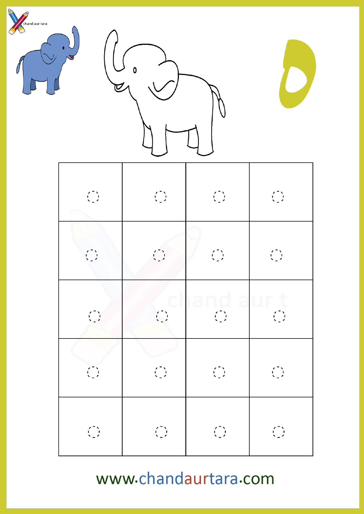 Dot Tracing Worksheets